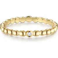 Glanzstücke Bague jaune d'or