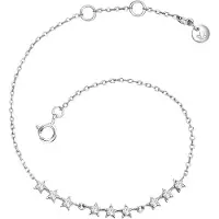 Glanzstücke Bracelet argent / transparent