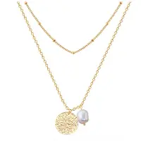 Valero Pearls Chaîne jaune d'or