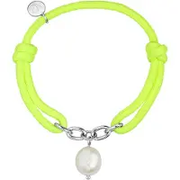 Glanzstücke Bracelet citron vert / argent / blanc perle