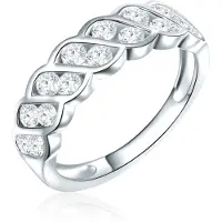 Rafaela Donata Bague argent / transparent