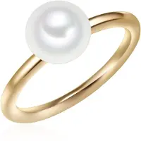 Valero Pearls Bague or / blanc perle