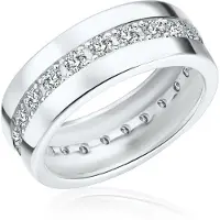 Rafaela Donata Bague argent / transparent