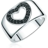 Rafaela Donata Bague noir / argent