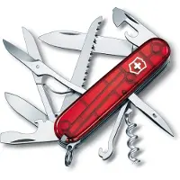 Victorinox Huntsman rouge transparent 1.3713.T couteau suisse