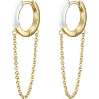 Glanzstücke Boucles d'oreilles or / blanc