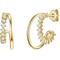 Glanzstücke Boucles d'oreilles or / argent