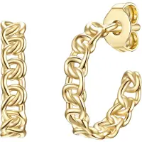 Glanzstücke Boucles d'oreilles jaune d'or