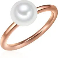 Valero Pearls Bague or / blanc perle