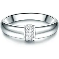 Trilani Bague argent / transparent
