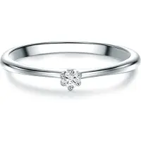 Trilani Bague argent / transparent