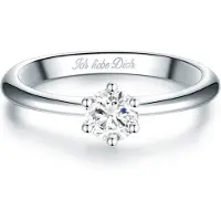 Trilani Bague argent / transparent