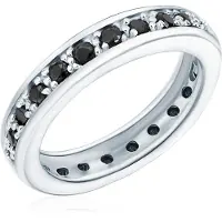 Rafaela Donata Bague noir / argent