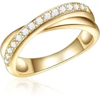 Rafaela Donata Bague or / blanc
