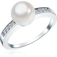 Rafaela Donata Bague argent / transparent / blanc
