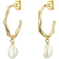 Glanzstücke Boucles d'oreilles or / blanc perle