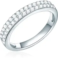 Rafaela Donata Bague argent / blanc