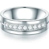 Trilani Bague argent / transparent