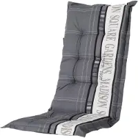 Madison Coussin pour chaise à haut dossier Garden 123 x 50 cm Gris PHOSA056