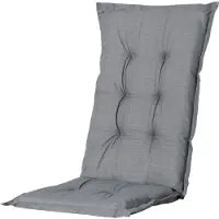 Madison Coussin pour chaise à haut dossier Basic 123x50 cm Gris