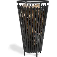 Cook King Chauffe terrasse, braséro en acier noir FLAME Ø 40 cm-45 --
