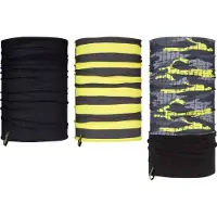 Avento Foulards Kids Colsjaal Set Junior 3 St Active Jaune Fluo/Noir