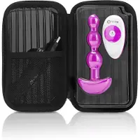 B-Vibe Triplet Perles Anal Vibrant 14 Cm Rose