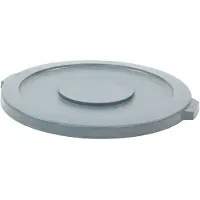 Rubbermaid Couvercle pour conteneur 121 L Brute, rond, gris