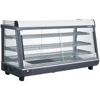 CombiSteel Vitrine chauffante 186 litres - 1,8 kW, éclairage LED, 230 V