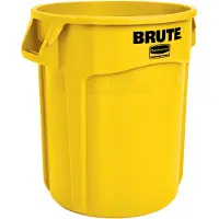Rubbermaid - Poubelle Jaune 76 L