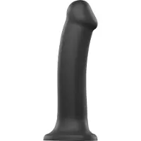 Strap-On-Me - gode double pénétration - double couche - silicone noir