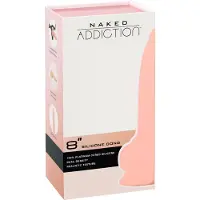 Naked Addiction Gode Réaliste Double Densité Vanille 20 cm