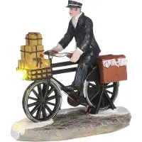 Luville Livraison du Journal par le Facteur Battery Operated