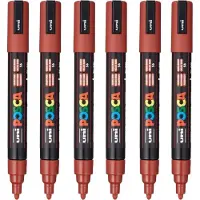 Posca Acryl-Farbstift PC-5M Rubin 1,8-2,5 mm (6 Stück)