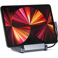 Satechi USB-C Stand/hub iPad Pro – Transforme l'iPad Pro en une station de travail – Chargement USB-C PD jusqu'à 60W – HDMI 4K jusqu'à 60Hz