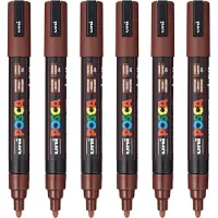 Posca Acryl-Farbstift PC-5M Kakao 1,8-2,5 mm (6 Stück)