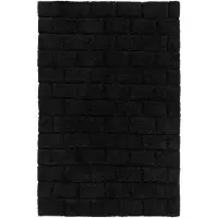 Seahorse Tapis de Bain Seahorse Metro Black-50 x 60 cm