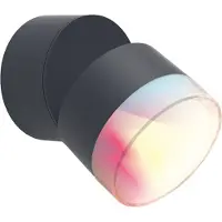 Lutec Smart wall lamp Dropsi anthracite
