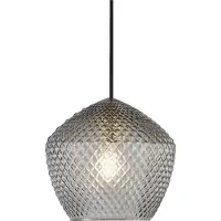 Nordlux Plafonnier Orbiform laiton avec verre fumé