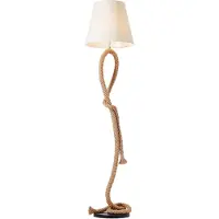 Brilliant Lampe de table abat-jour Sailor avec corde