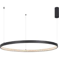 Lyora Suspension Preston noir Ø 110cm