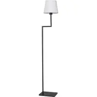 Lyora Lampadaire Savona noir avec capuche blanche