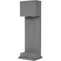 Nova Luce Lampe de jardin Grante gris béton