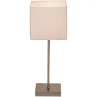 Brilliant Lampe Aglae Lampe de table Interrupteur tactile blanc | 1x D45, E14, 40W, compatible avec les lampes à incandescence (non incluses) | Avec interrupteur tactile on/off