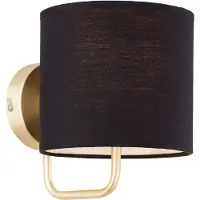 Brilliant Applique Clarie noir IP20 E14 40 Watt dimmable g. f. Lampe goutte d'eau