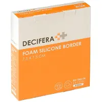 Decifera Foam Silicone Border 7,5 x 7,5 cm | 5 pièces