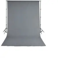 Bresser BR-D23 Support 240X300cm + Achtergronddoek 250x300cm grijs