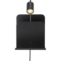 Nordlux Roomi | Applique murale | Noir