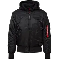 Alpha industries Veste d’hiver 'MA-1 ZH' rouge / noir / blanc