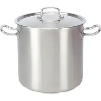 HorecaTraders Poêle de cuisson haute | 50 litres | Qualité supérieure